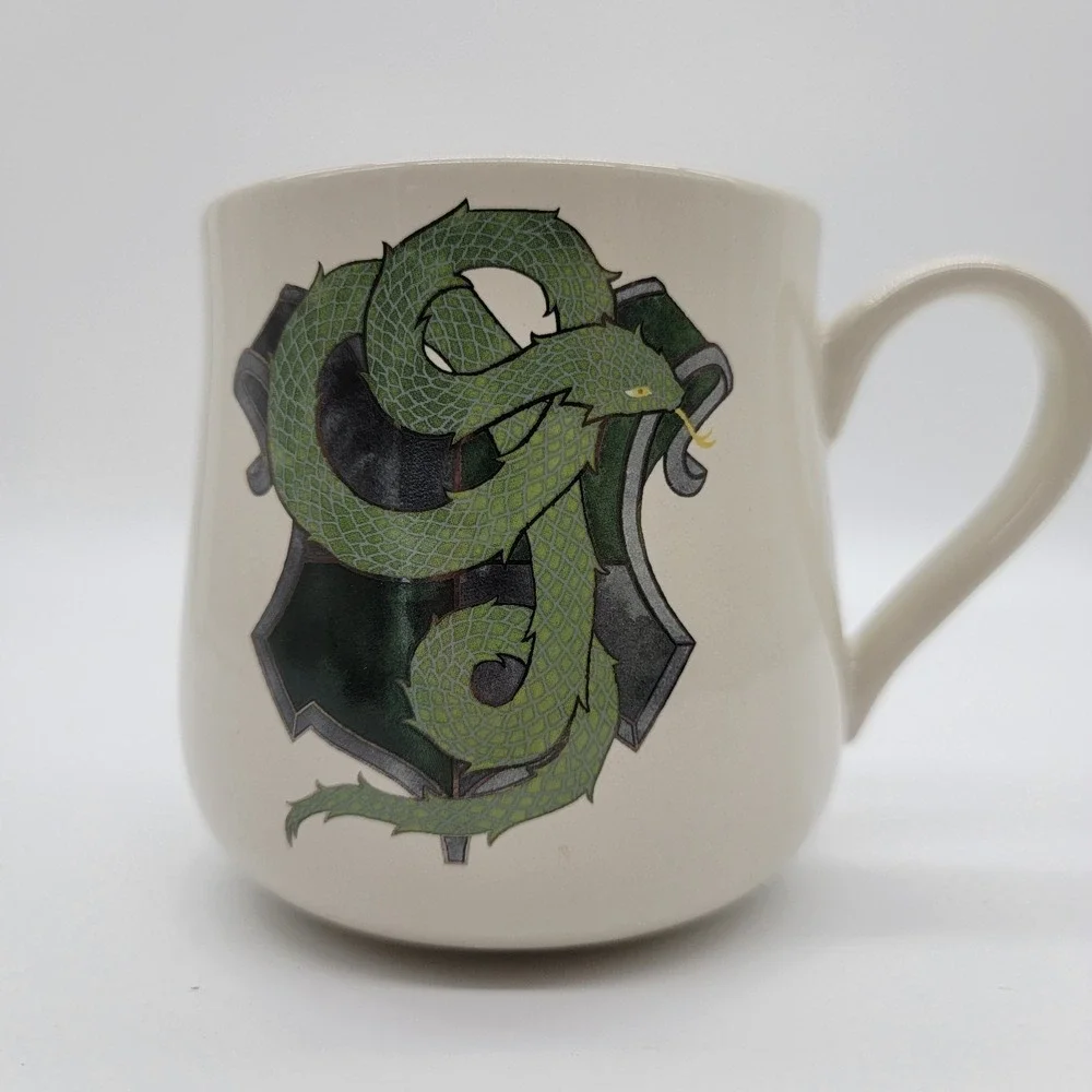 Harry Potter Hogwarts Slytherin Pottery Barn Stoneware Coffee Mug No Box